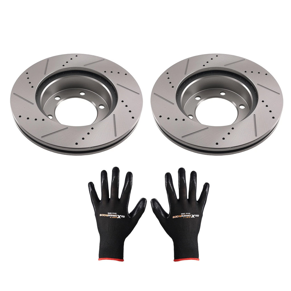 Set of 2 Front Brake Rotors for Toyota Sequoia (2001–2007) S31267