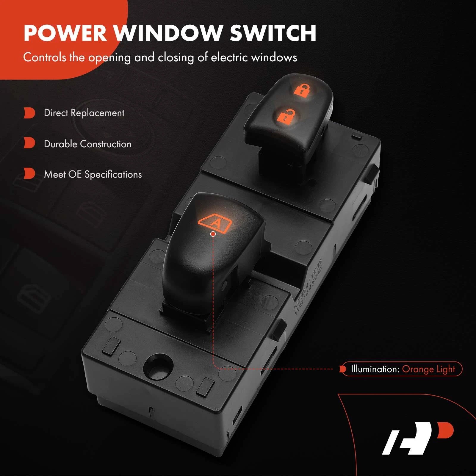 Front Right Power Window Switch for Nissan Altima (2013-2018)