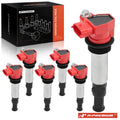 6x Red Ignition Coil for Chevrolet Traverse GMC Acadia Buick Enclave (2009â2017)