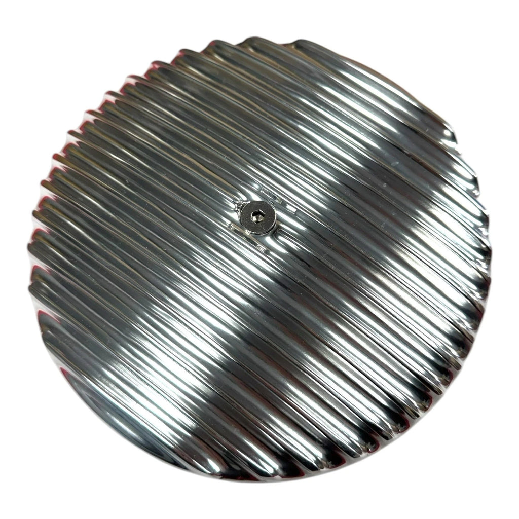 Air Cleaner 1 Barrel Polished Finned Aluminum for 2-1/4in Carb (Show)