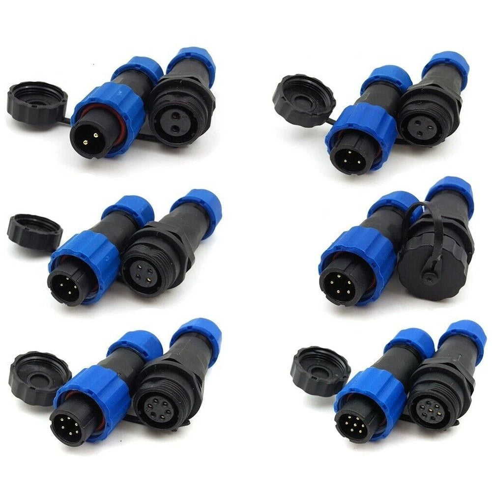 SD13 Aviation Socket Connector Waterproof IP68 Male Female 2-7 Pin