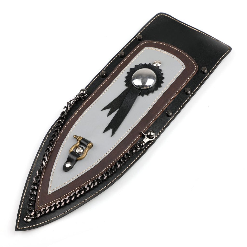 Leather Rear Fender Bib Tie for Harley Sportster XL883 (2004–2016)