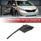 Front Left Windshield Wiper Cowl Panel for Toyota Sienna (2011–2020) No. 5386708020