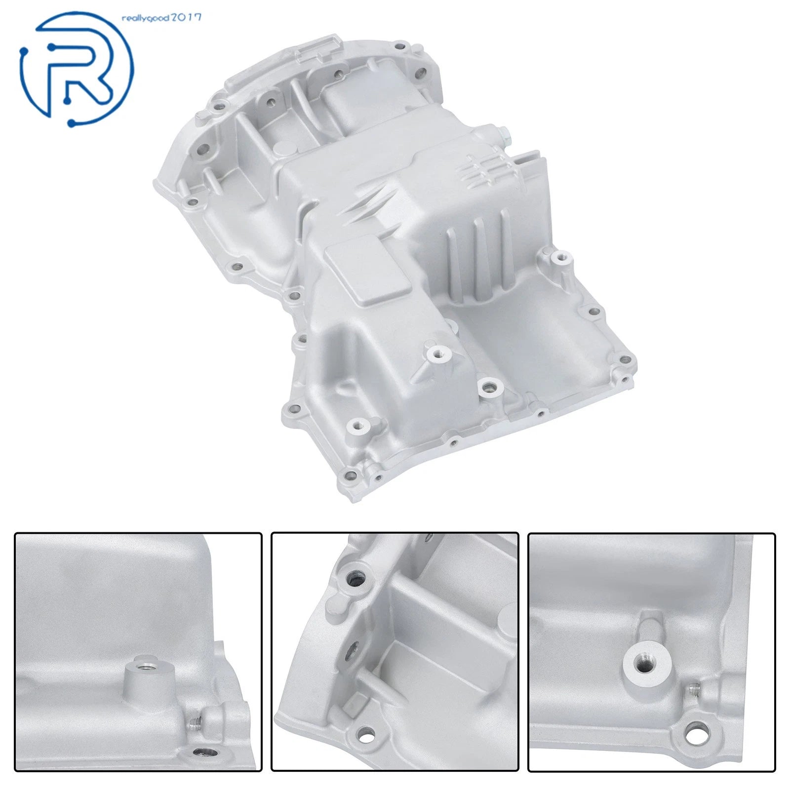 Engine Oil Pan Aluminum 264-373 for Ford Fusion/Focus/EcoSport (2012–2022)