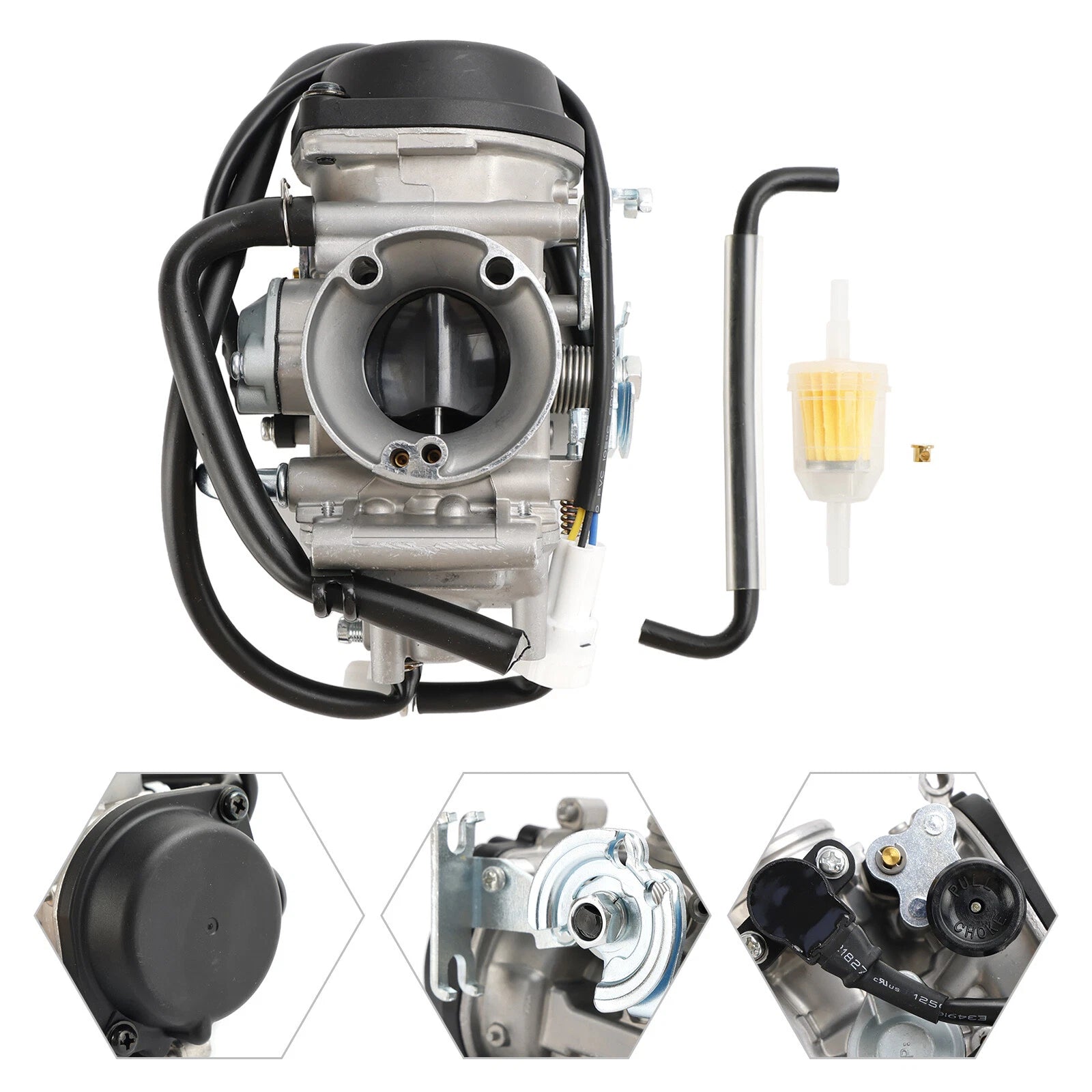 Carburetor Carb for Yamaha Raptor 350 YFM350R ATV (2006–2013) 5YT-14901-10-00 U5