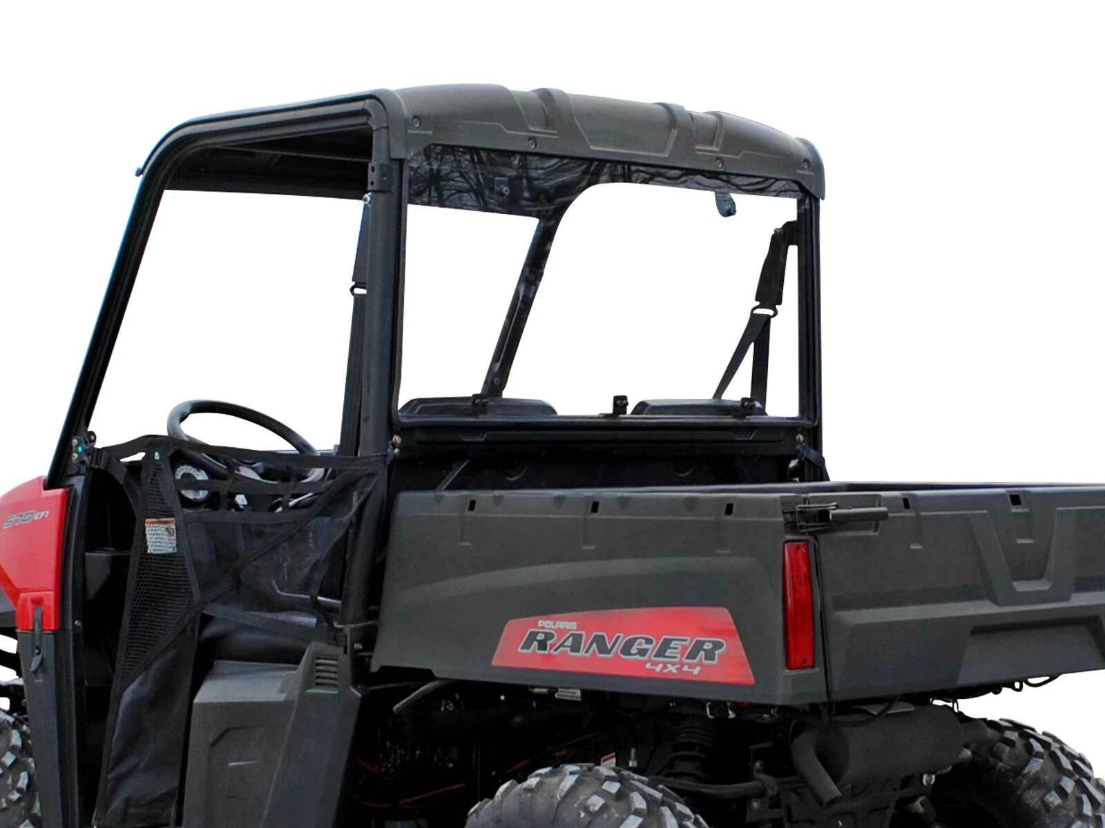 Clear Rear Windshield for Polaris Ranger Midsize ETX/500/570/EV (2015–2023)