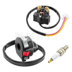 Start Stop Switch & Starter Solenoid Relay & Spark for Yamaha Warrior/Big Bear 350 (1996–2006)