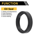 Set of 5 Oil Seal Rotary Shaft Seal NBR Rubber 40x50x10mm for Various Models
