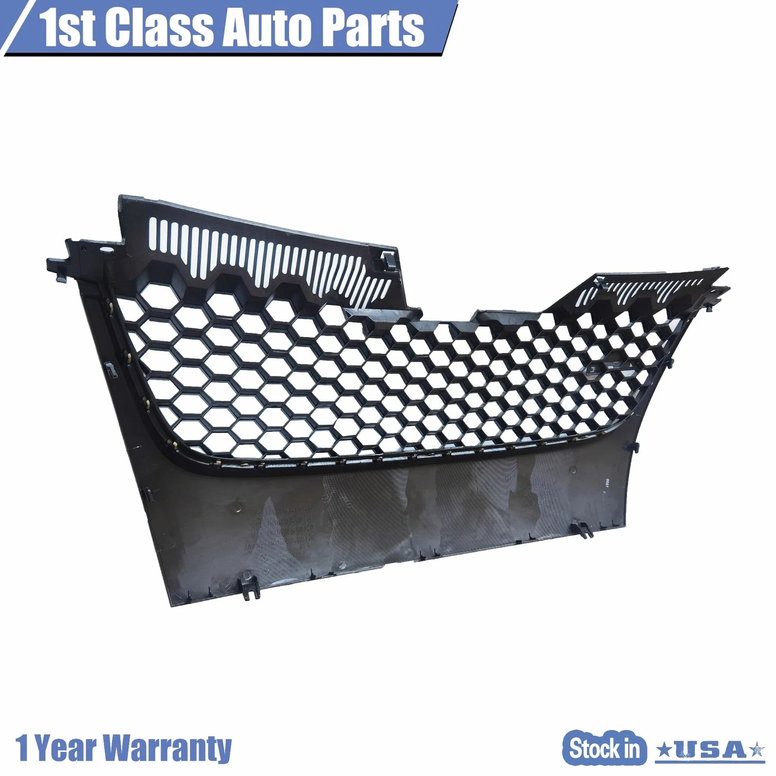 Carbon Fiber Print Hex Mesh Grille for VW MK5 Jetta/GLI/GTI (2006–2009)