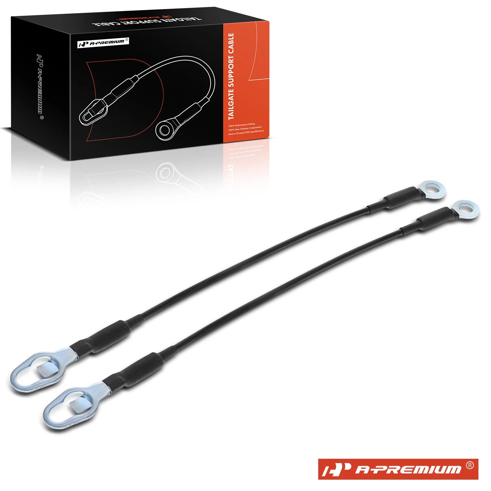 2X Tailgate Support Cable for Dodge Dakota (1987–2010)