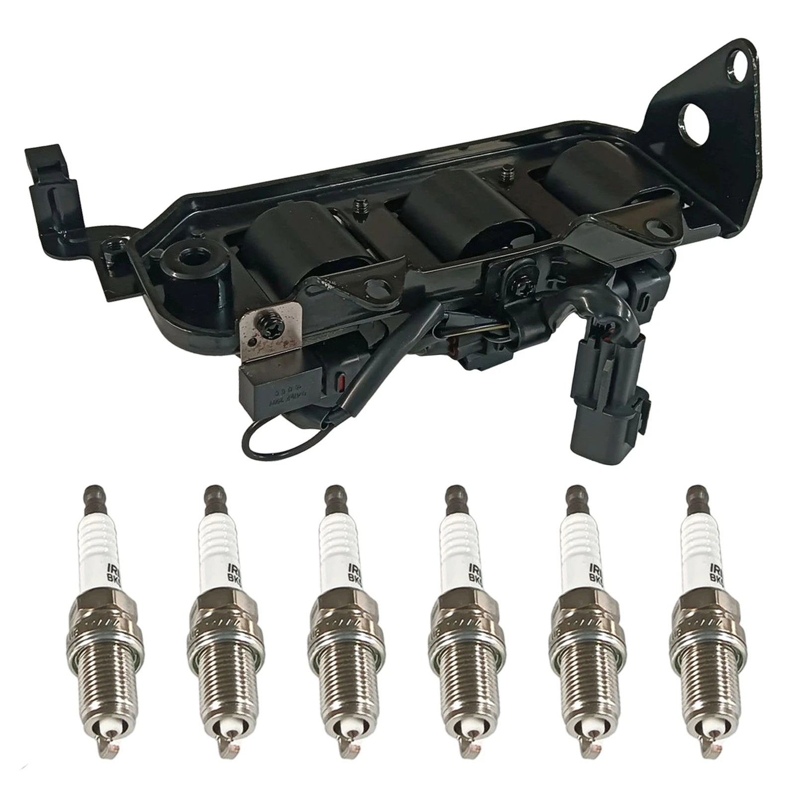 Set of 6 Ignition Coils & Spark Plugs for Hyundai Tucson Kia Sportage (2005–2010)