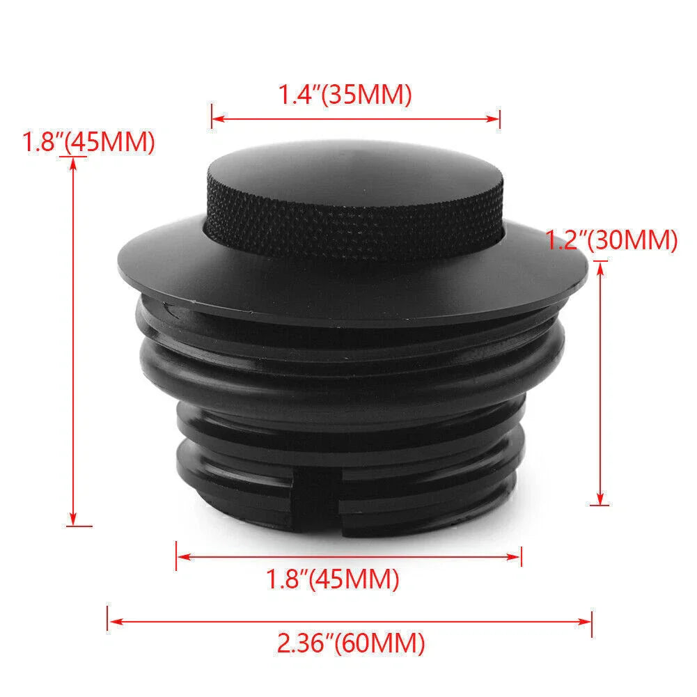 Vented Fuel Tank Cover Gas Cap for Harley Davidson