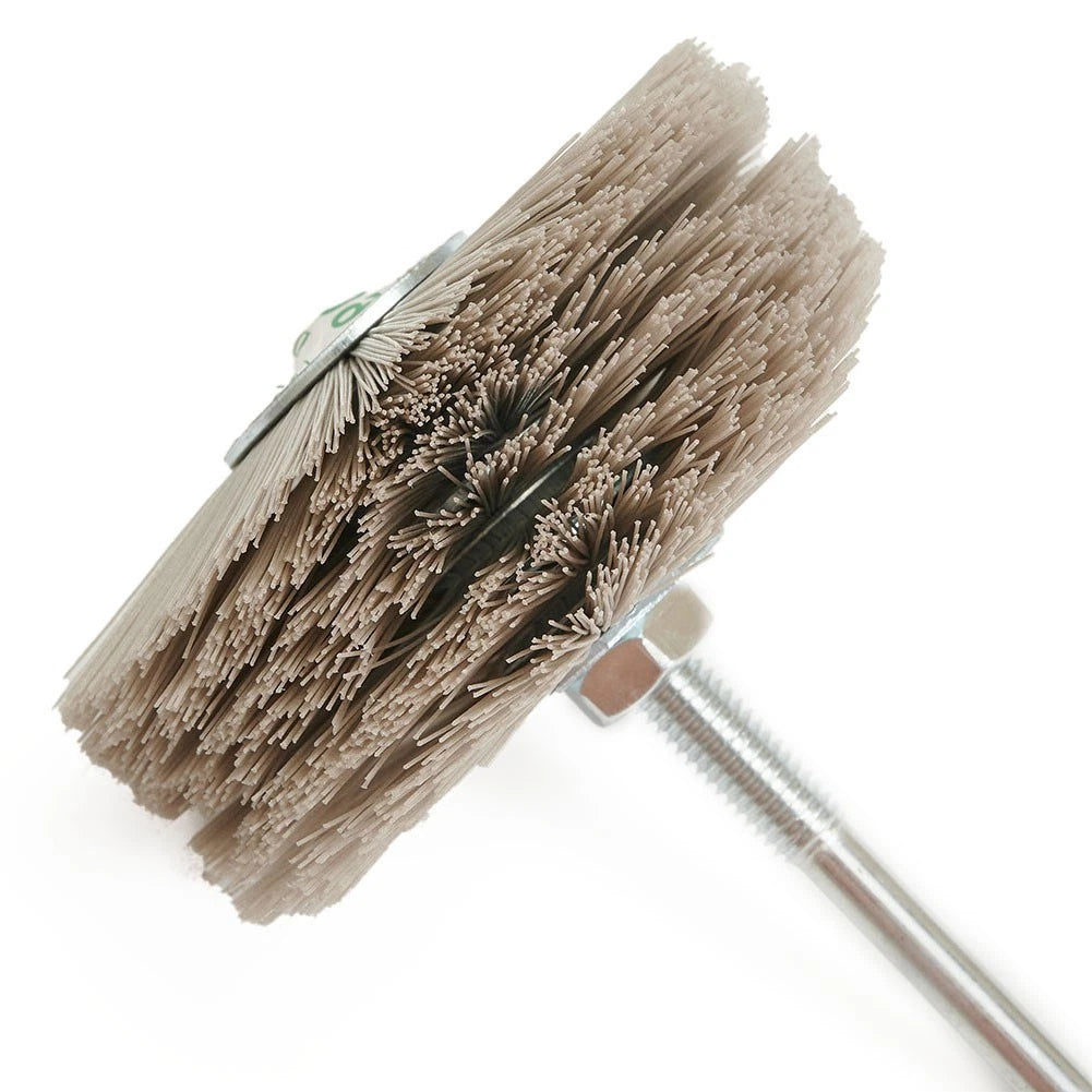 Abrasive Nylon Wheel Brush 80mm Diameter 80 600 Grit for Smooth Finish