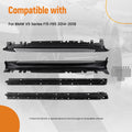 Set of 2 Step Boards Side Step for BMW X5 F15 F85 (2014–2018) Black Non-Slip