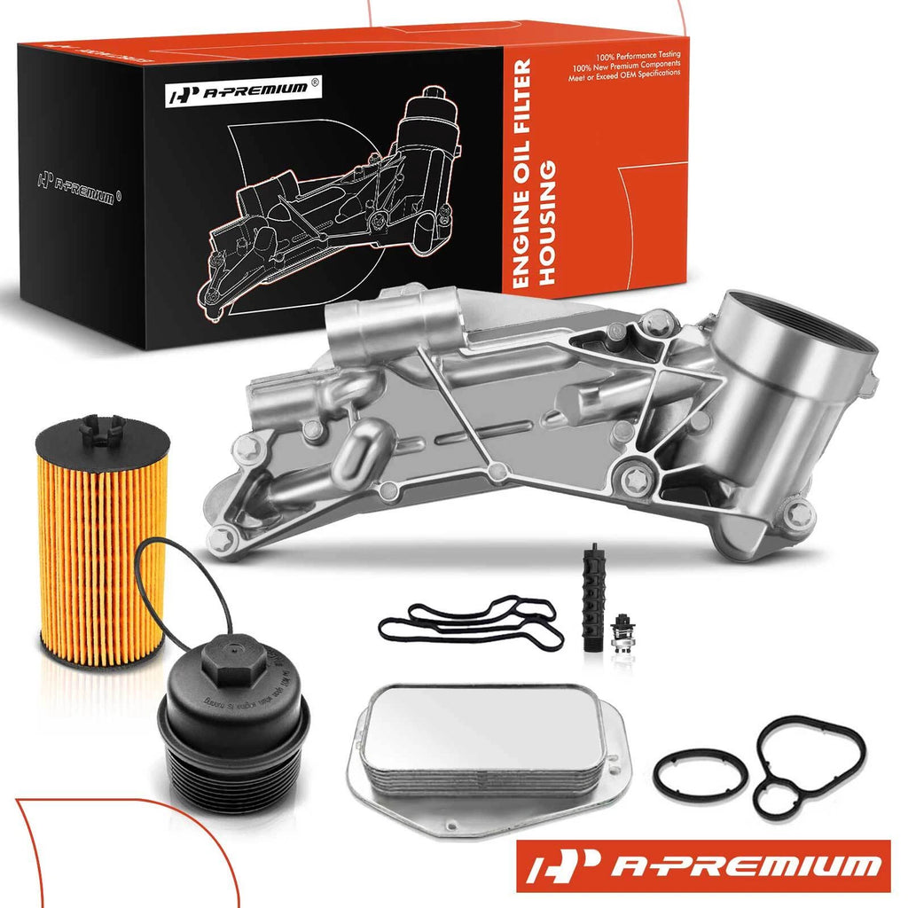Engine Oil Cooler with Filter Assembly for Chevy Aveo5 Cruze (2012–2016)