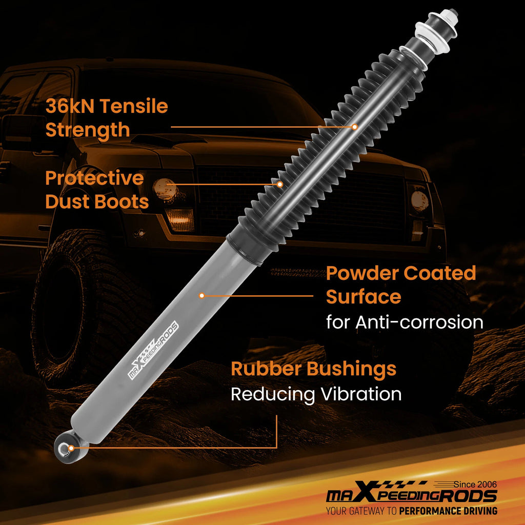 Set of 2 Rear Shock Absorbers for Toyota Tundra (2007–2021) 4WD/RWD
