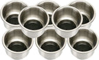 12 Pack Stainless Steel Cup Drink Holder for Boat Marine Camper RV