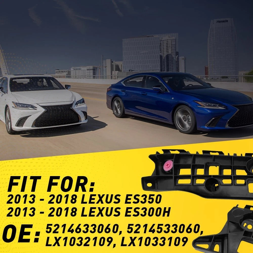 Front Bumper Retainer Bracket Set for Lexus ES350 ES300h (2013–2018)