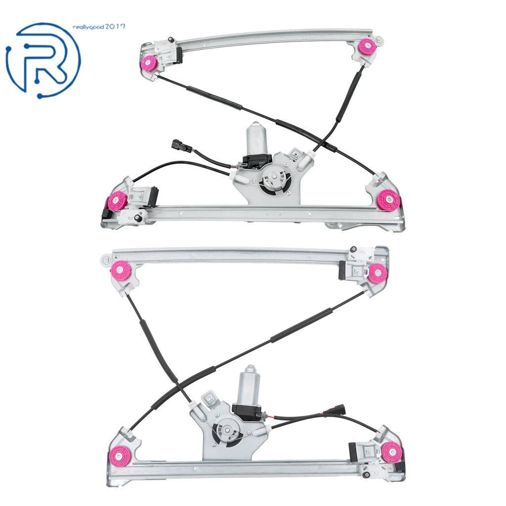 Set of 2 Window Regulators with Motor for Ford F150 (2004-2008)