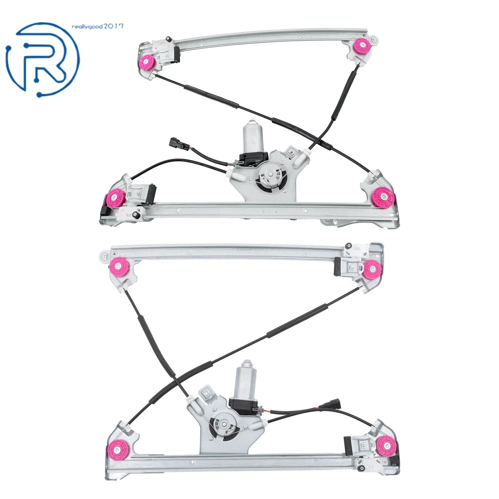 Set of 2 Window Regulators with Motor for Ford F150 (2004-2008)