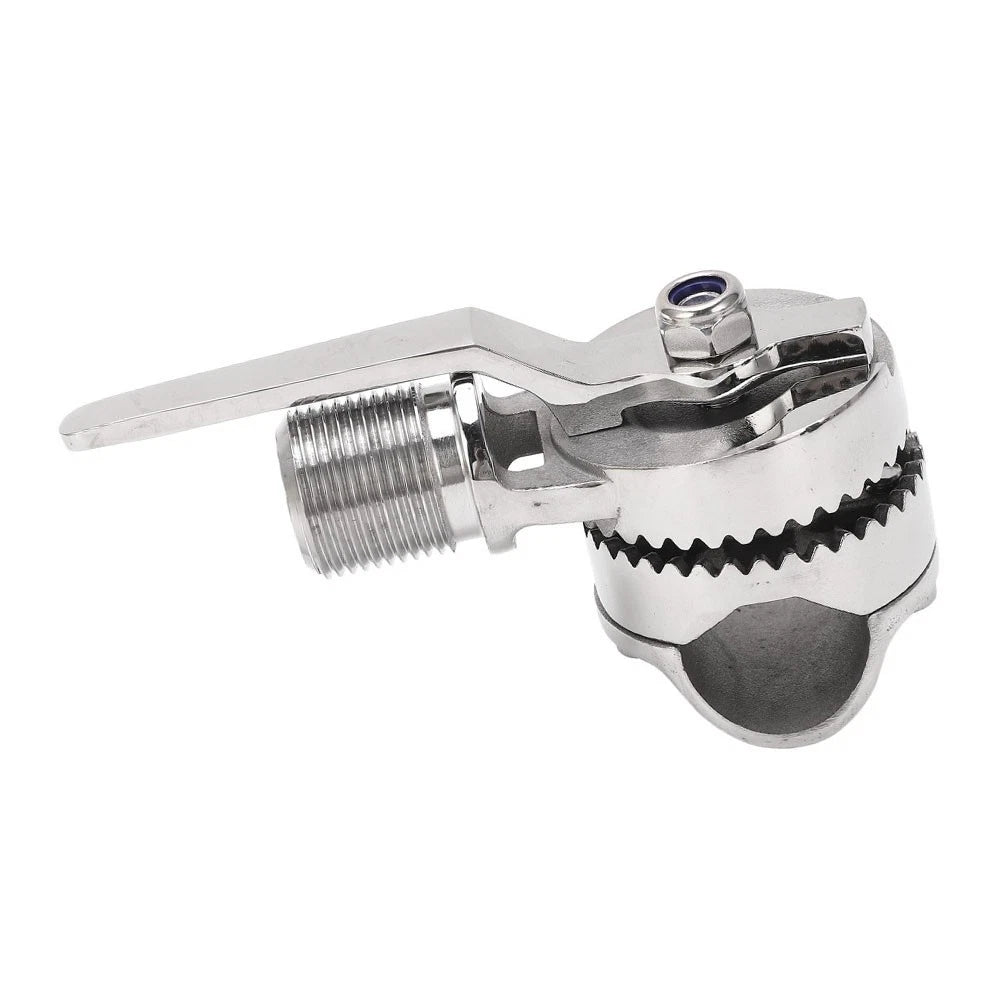 Ratchet Antenna Mount for Marine Use (Fits 0.78 to 1 Inch Rails)