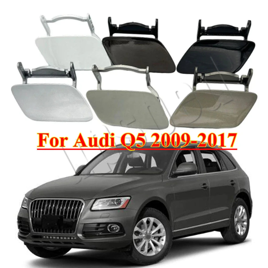 Front Bumper Headlight Washer Nozzle Cover Cap for Audi Q5 (2009–2017)