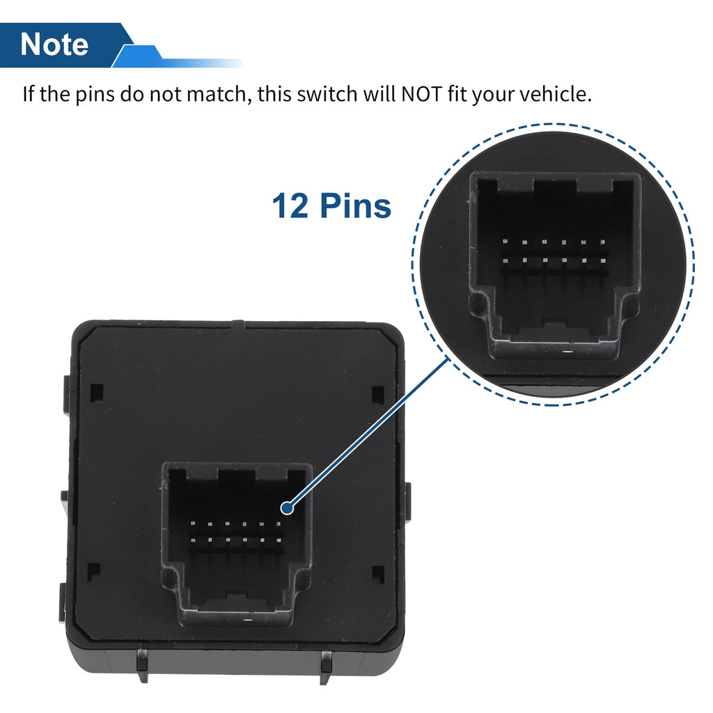 4x4 Wheel Drive Switch for Chevrolet Silverado 2500 HD (2015–2019) No.84254254