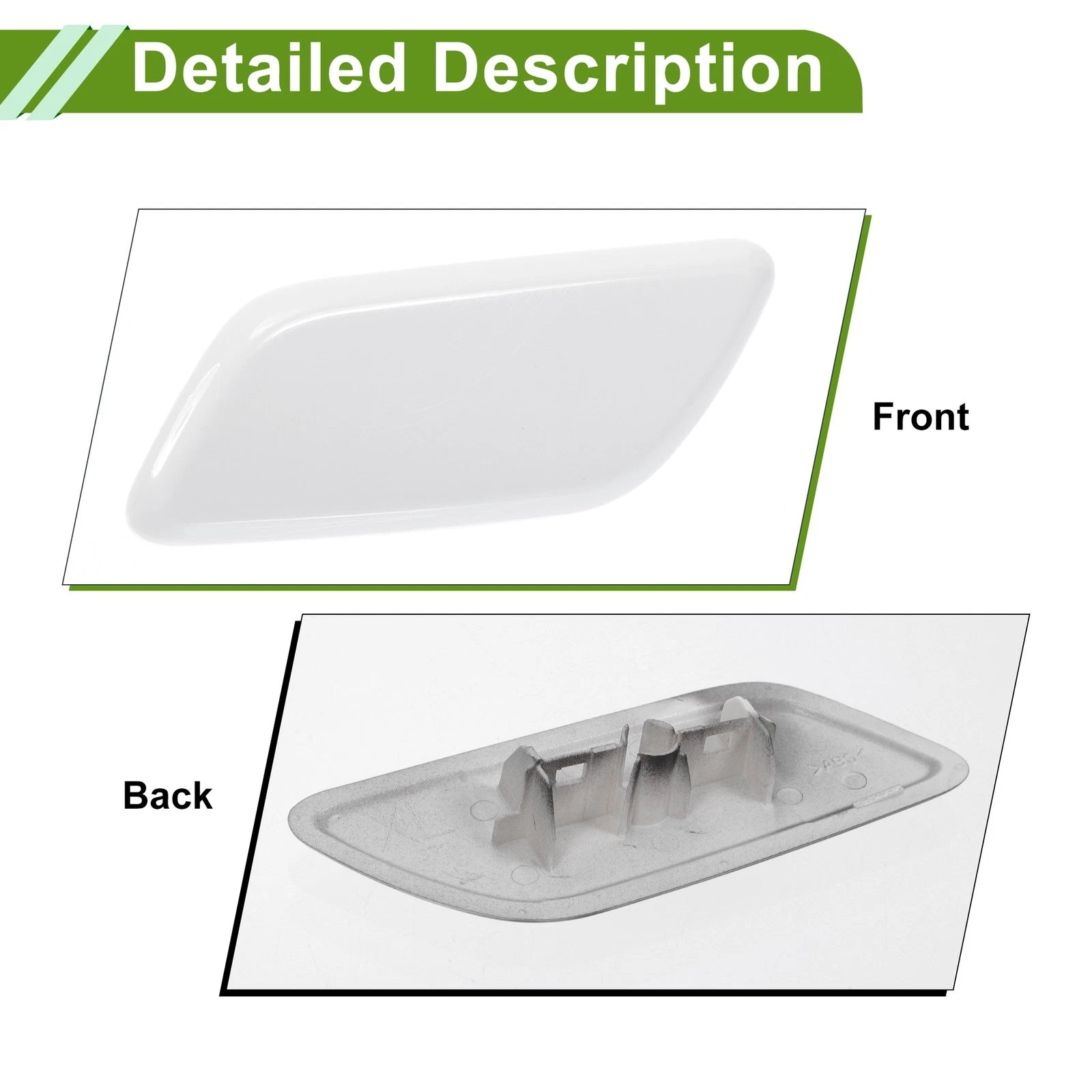 Left Washer Nozzle Cover for Toyota Land Cruiser (2013–2015) 8535460050 Unpainted