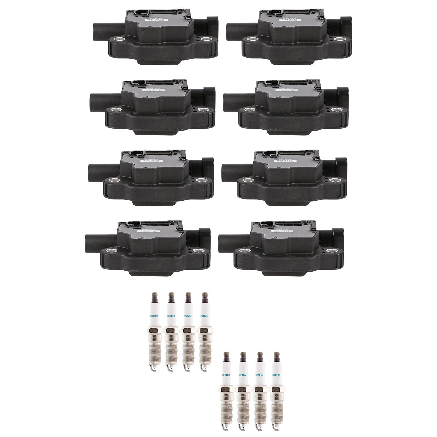 Set of 8 Ignition Coils & Iridium Spark Plugs for Corvette CTS Suburban