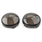 LED Rear Turn Signal Smoked Lens Covers for Harley Dyna Touring Softail