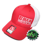 Duramax Diesel Truck Hat for Richardson 110 DMAX (S/M) - Red Flexfit Mesh Back