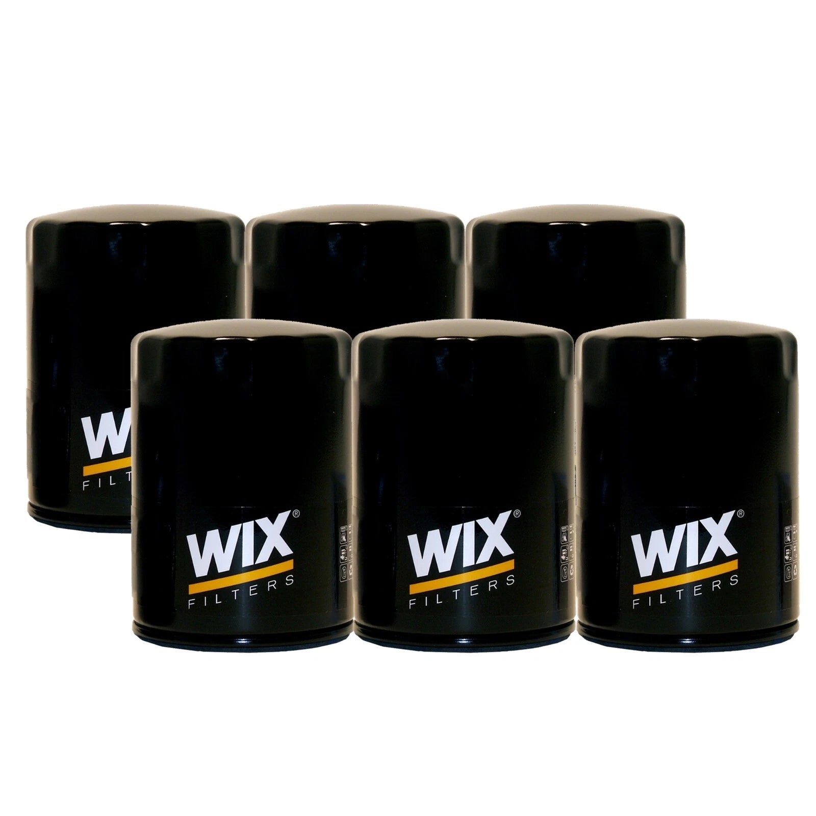 Set of 6 Wix Engine Motor Oil Filters for Cady Chevy GMC Hummer Isuzu