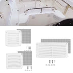 Louvered Square Air Vent for RV Boat