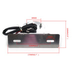 Red License Plate Brake Tail Light for Ducati Monster (Universal)