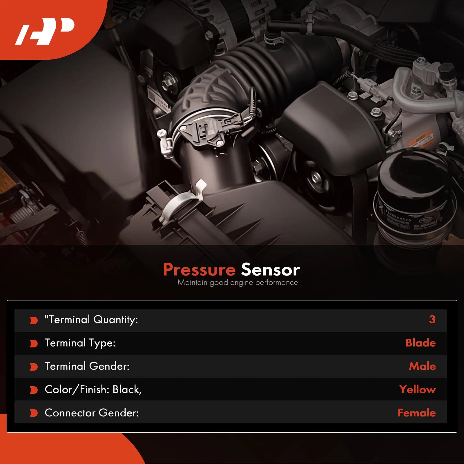 Engine Oil Pressure Sensor for Ford N14 Cummins (1996-1998)