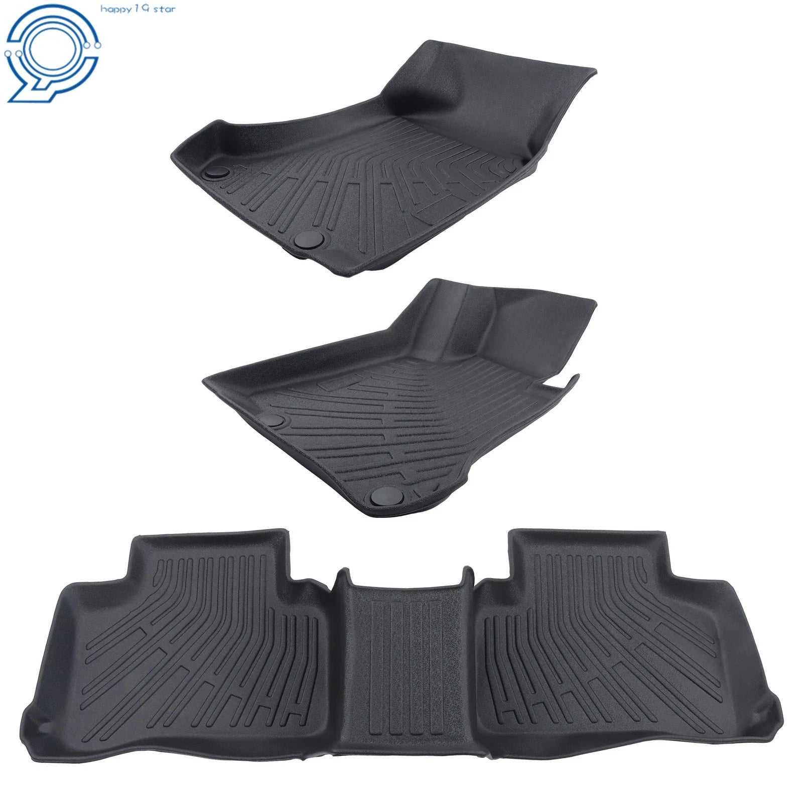 Floor Mats for Mercedes-Benz GLC Class (2016–2022) TPE Liner All-Weather