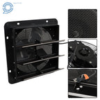10" Wall Mounted Exhaust Fan with Insect Mesh for Home (Low Noise)