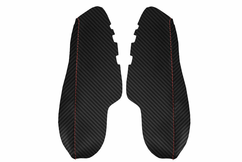 Rear Door Panel Armrest Cover Carbon Fiber for Toyota Avalon (2013–2018)