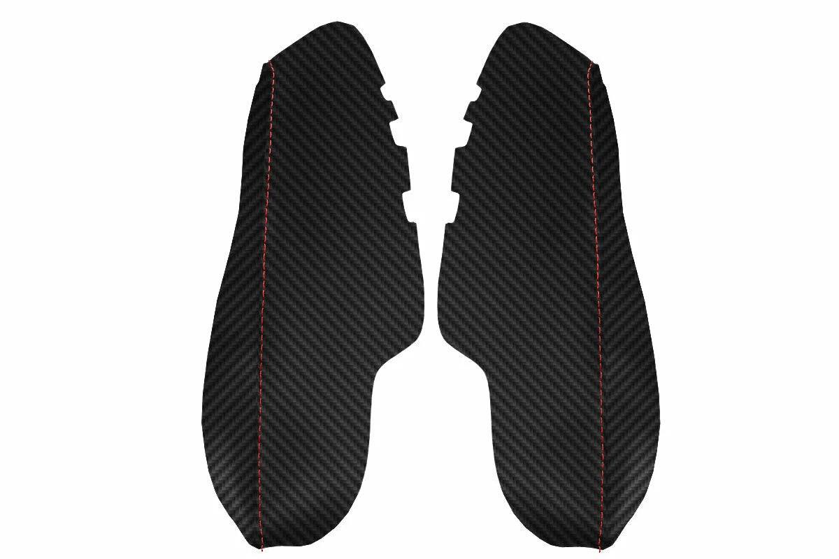 Rear Door Panel Armrest Cover Carbon Fiber for Toyota Avalon (2013–2018)