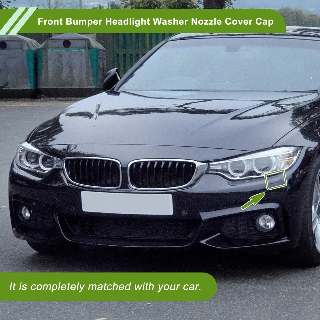Front Left Washer Nozzle Cover Cap for BMW 428i Red (2014-2016)