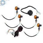 Set of 4 Motorcycle Indicator Wiring Loom Harness Relay Kit Universal