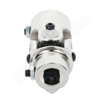Chrome Universal Steering Shaft U Joint Coupler for Various Models