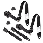 2x Safety Belt 3 Point Retractable Seat Belt for Jeep Wrangler CJ YJ 1982-1995