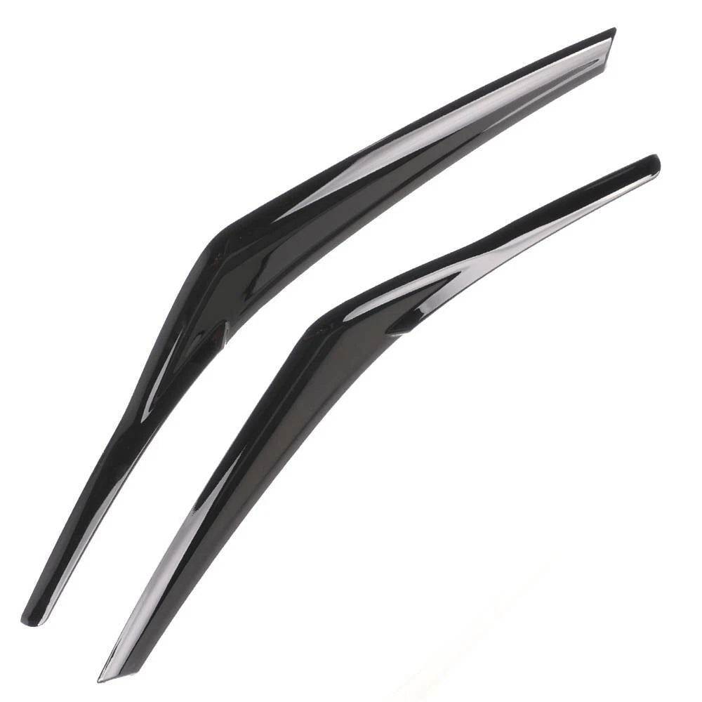 Gloss Black Front Headlight Eyelid Eyebrows Covers for Toyota Camry (2018–2022)