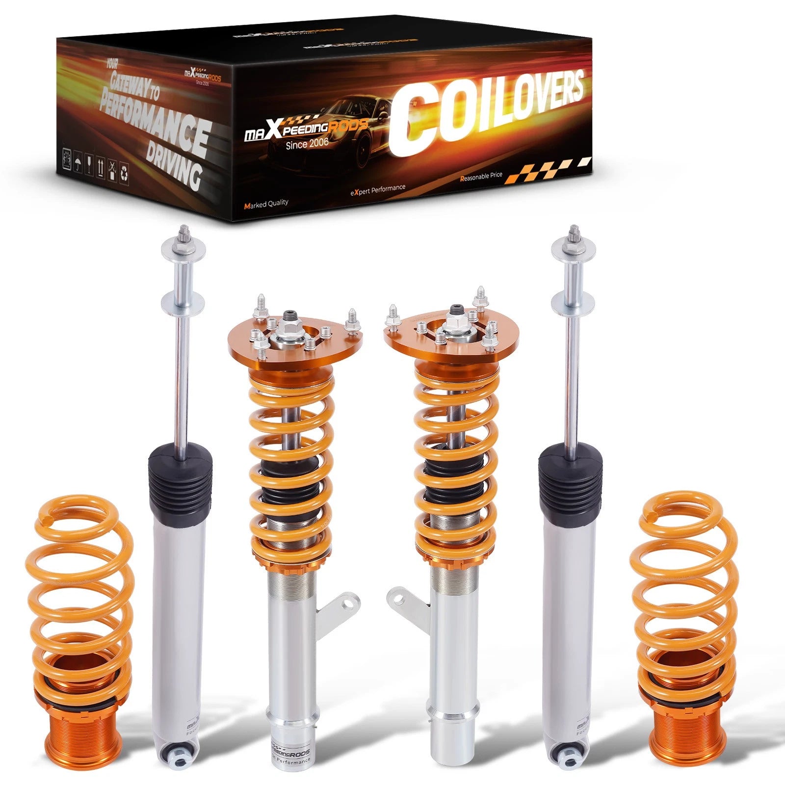 Coilovers Suspension Kit for VW Golf MK7, Audi A3 8V (2015–2020)
