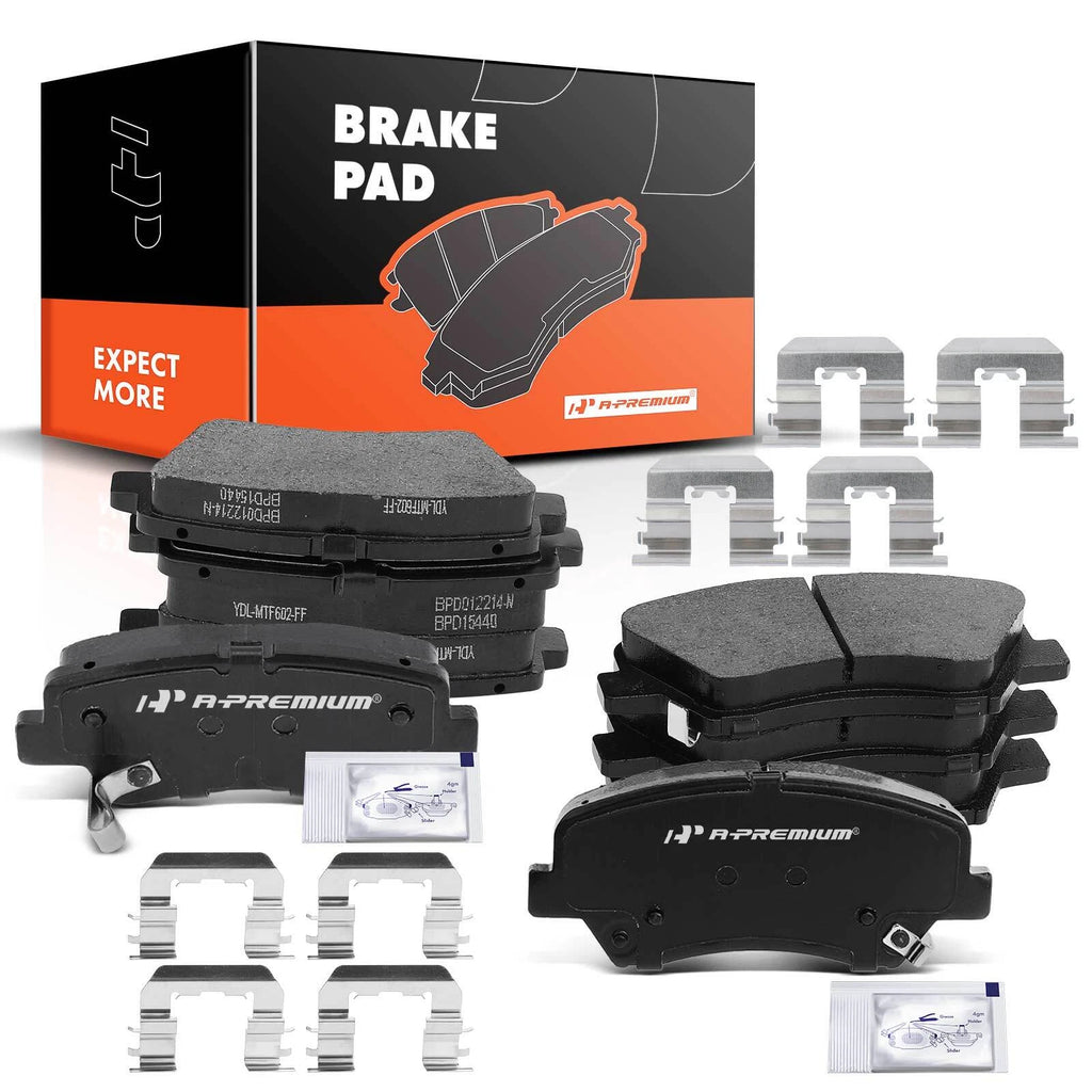 8x Ceramic Brake Pads for Hyundai Elantra (2011–2016) Kia Forte
