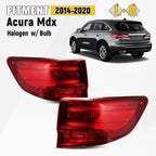 Halogen Tail Light Pair for Acura MDX (2014–2020) - Includes Bulbs