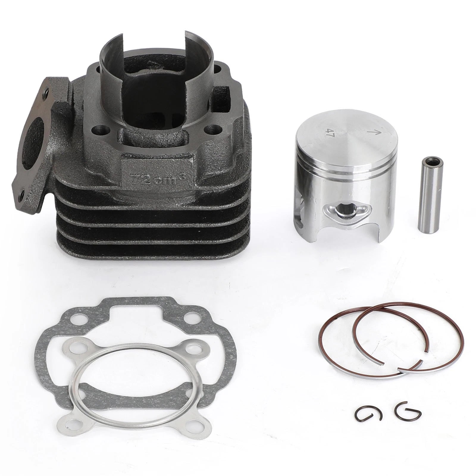 70cc Big Bore Cylinder Kit for Yamaha JOG Zuma 50cc (2 Stroke, 1E40QMB)