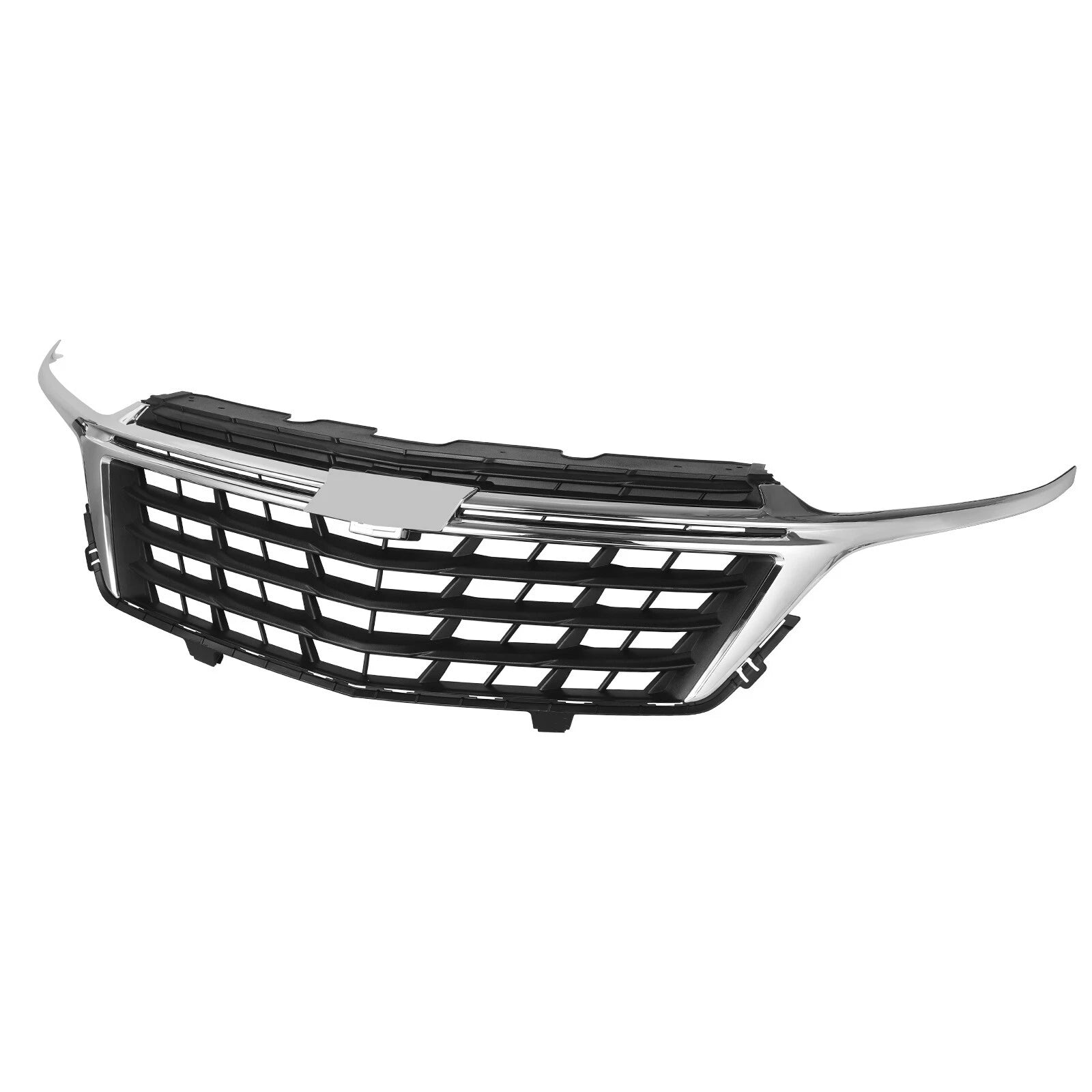 Front Bumper Upper Grille with Chrome Trim for Chevrolet Equinox (2022–2024)