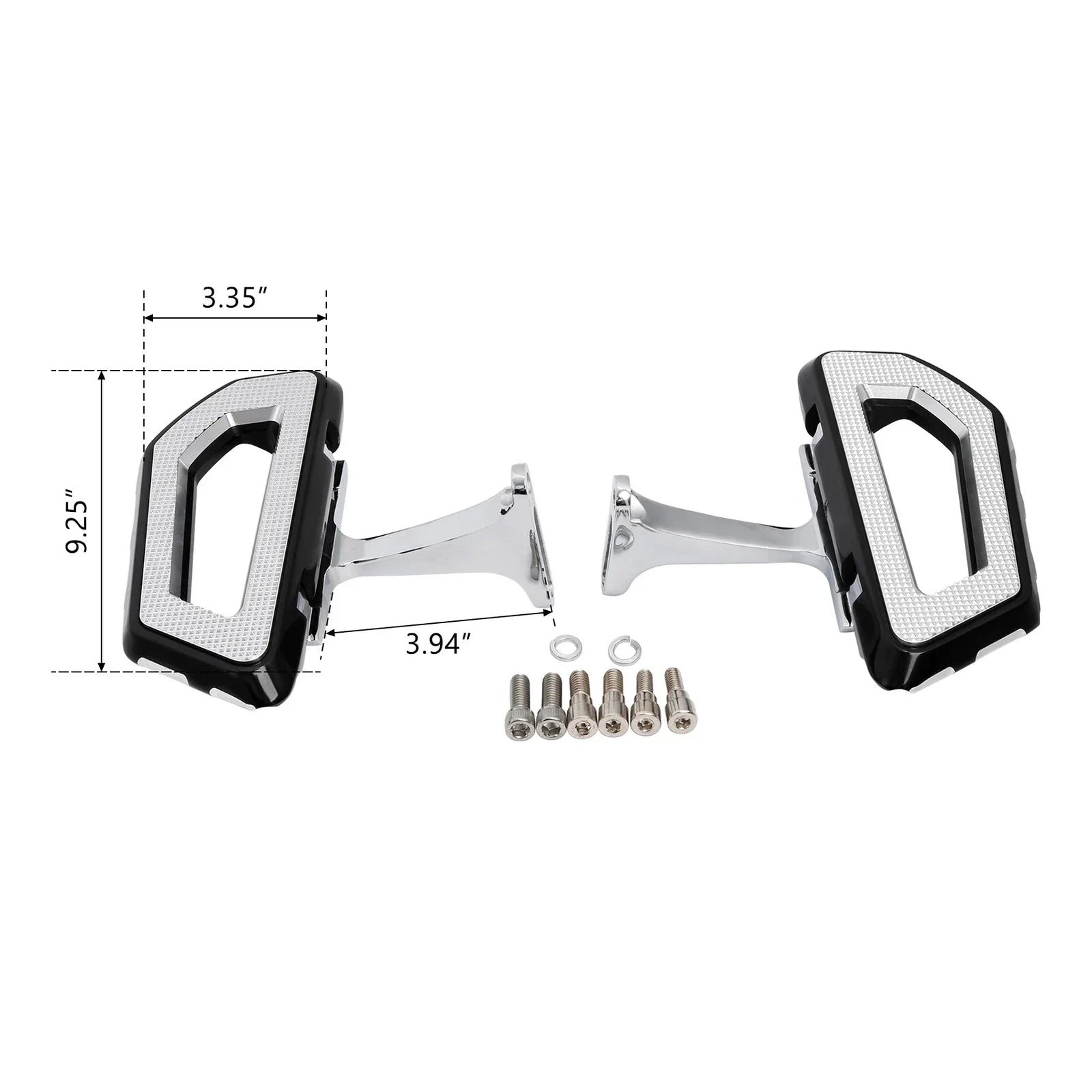 Driver & Passenger Floorboards for Harley Road Glide (1993-2025)